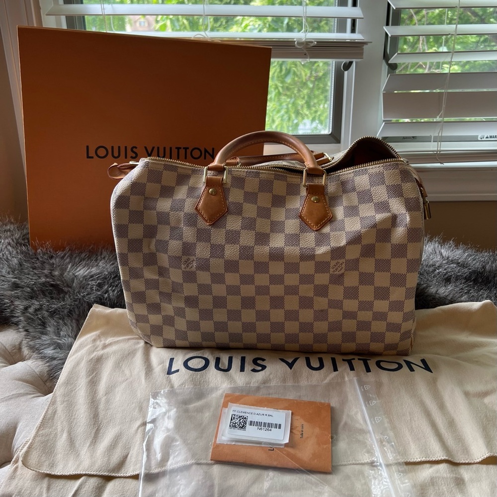 Louis Vuitton SPEEDY 35 NM D.AZUR